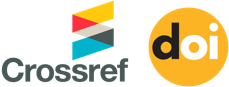 Logos da Crossref e DOI