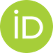 Circulo verde com as letras ID em branco