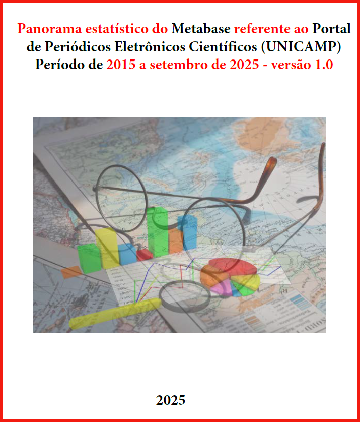 Capa dos dados estatísticos, onde se tem um mapa mundi com um óculos acima e gráficos sobrpostos