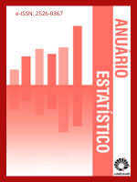 Capa de abertura do Anuário nas cores branca e vermelho
