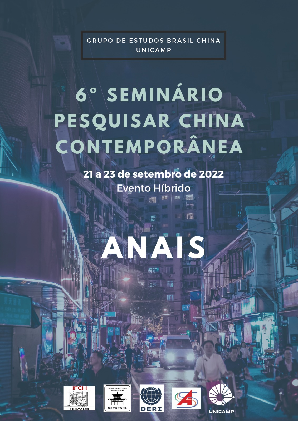 Nessa edição dos Anais do Seminário Pesquisar China Contemporânea apresentamos alguns resumos selecionados que foram apresentados no 6º Seminário entre os dias 21-23 de setembro de 2022. Veja o site do evento para mais informações.