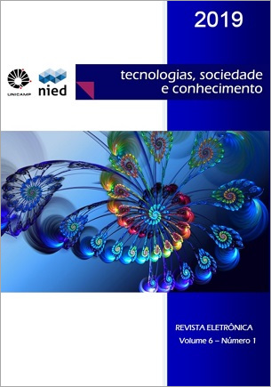 Capa da Revista TSC, volume 6, Número 1, ano 2019