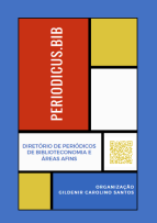 Capa colorida com o título do e-book: periodicus.Bib -diretório de periódicos de Biblioteconomia e áreas afins - Gildenir Carolino Santos (Organização)