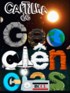 Capa do livro com o título e destaque do desenho nas letras de Geociências